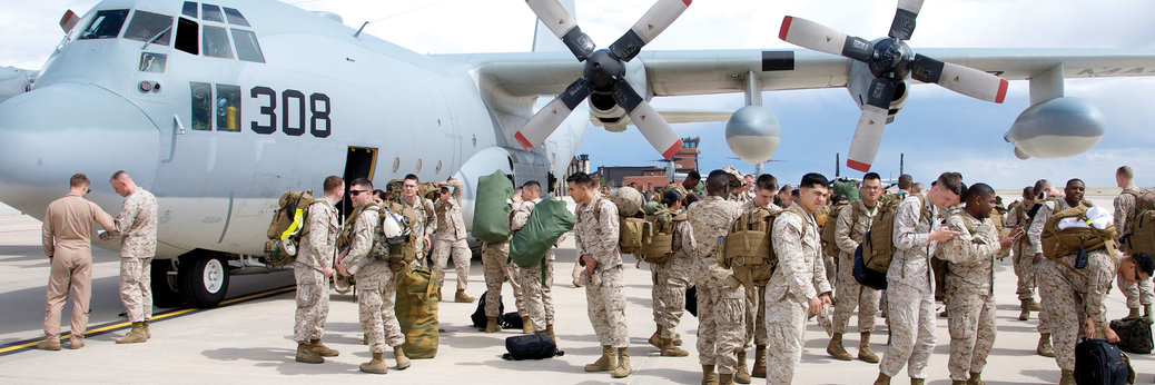 Marine Aircraft Group 41 (MAG41), 4th Marine Air Wing in , is on