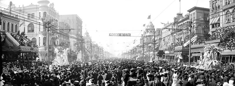 first mardi gras celebration in us