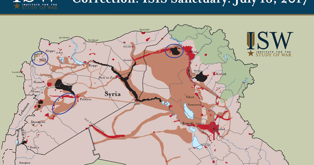 Институт войны карта
