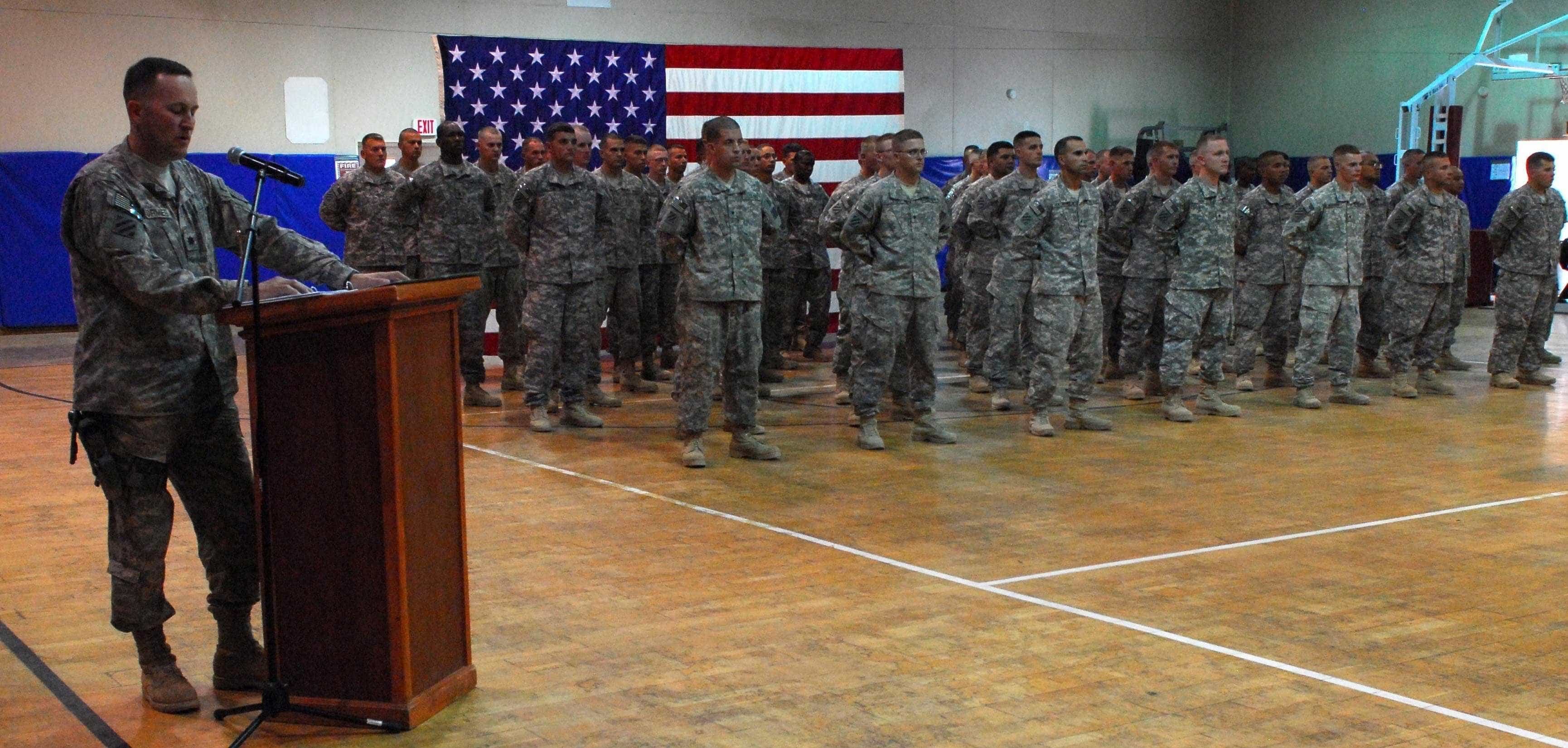 Entire US Military to wear diapers after lieutenant shits pants