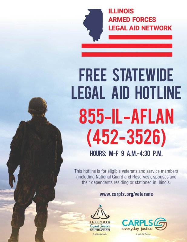 Illinois Department Veterans' Affairs on LinkedIn “New free legal aid