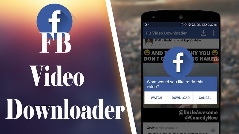 download video do facebook