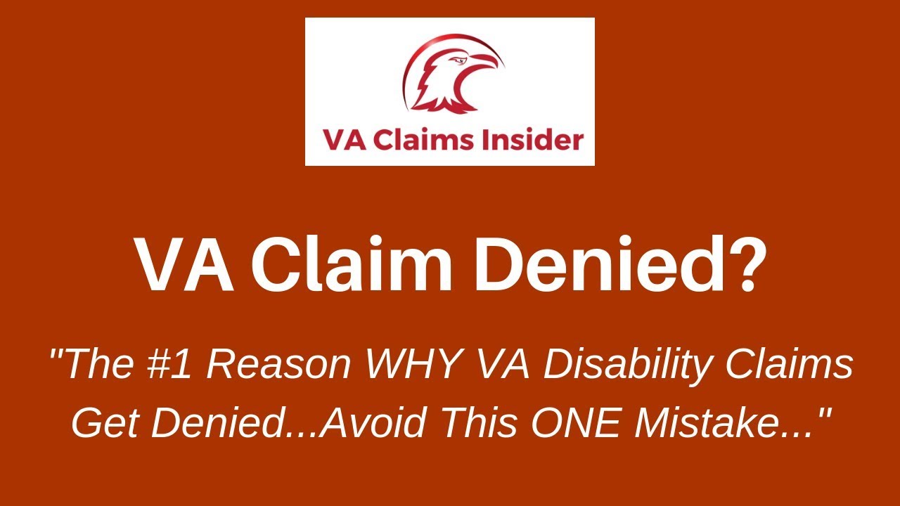 *Why* VA Disability Claims Get Denied... RallyPoint