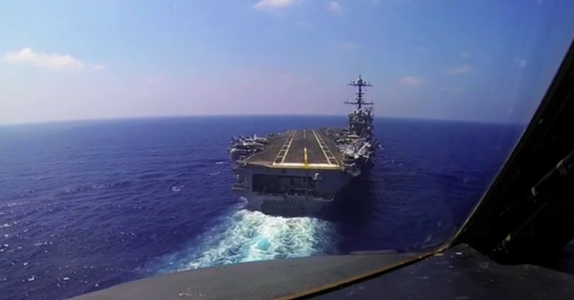 This flight student's first attempt to land on an aircraft carrier