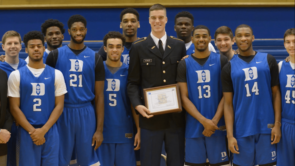 Lt Marshall Plumlee Ditched The NBA For The Army And Already Leads A 