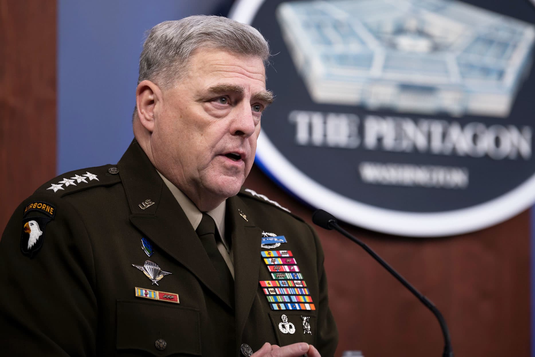 Top military leaders condemn 'sedition and insurrection' at Capitol