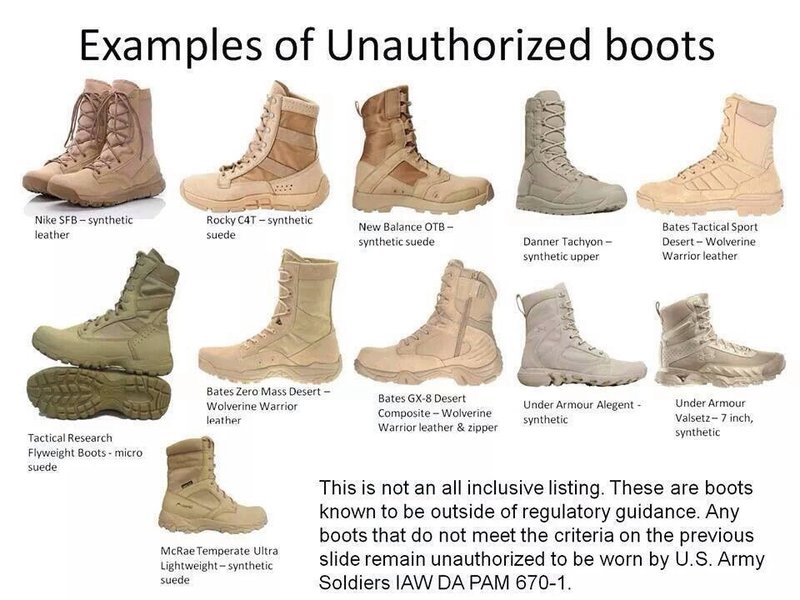 Unauthorized Boots….What's your thoughts? RallyPoint