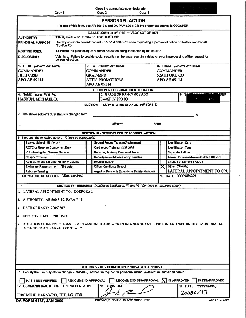 army assignment curtailment