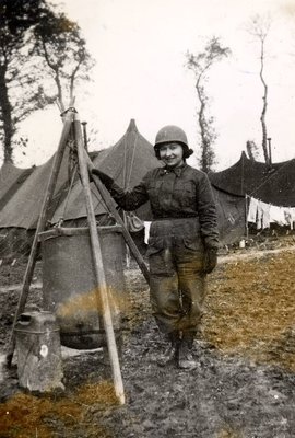 army canvas water bag