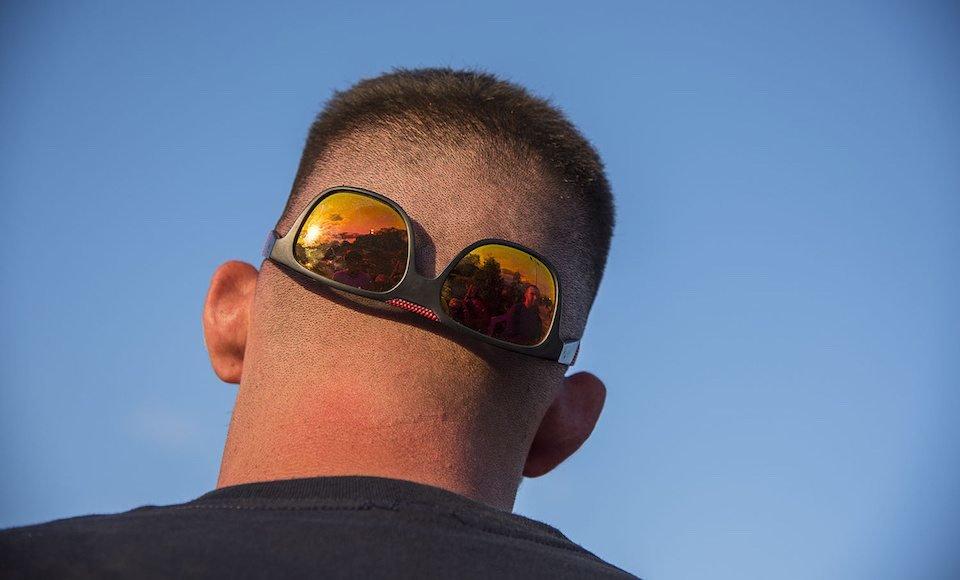 Is wearing eyeglasses on top of head allowed while in uniform? RallyPoint