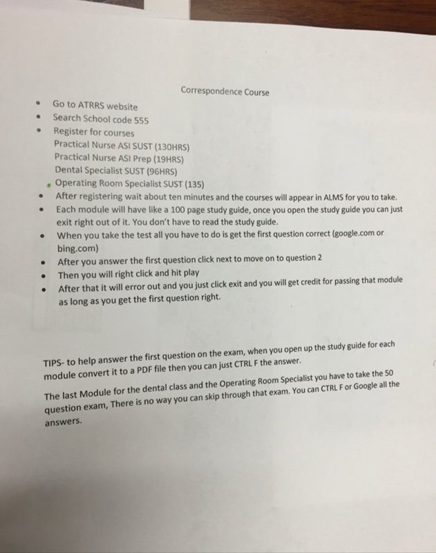 How to get jko corspondence courses to transfer for points after