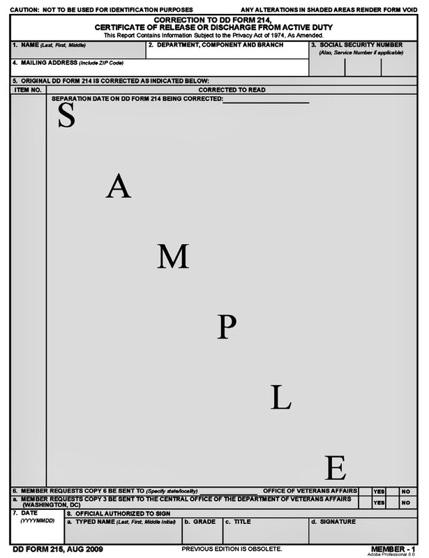 Did you know that options exist to either correct a DD Form 214, or