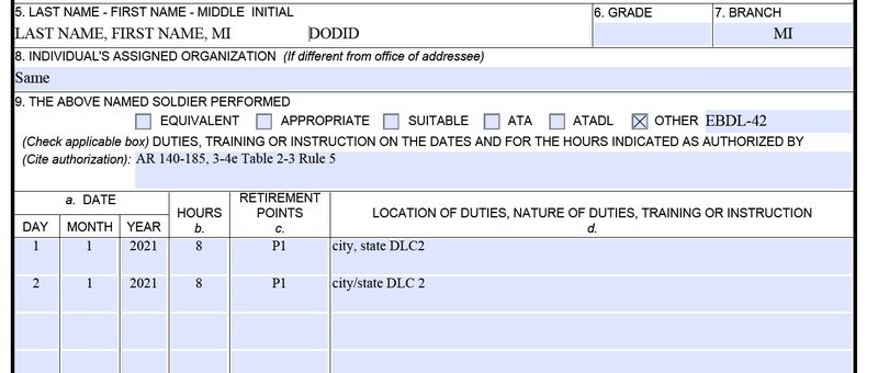 Do you fill out an EBDL or ATA 1380 pay request upon completion of DLC ...